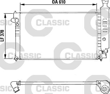 Valeo 310919 - Radiator, engine cooling autospares.lv