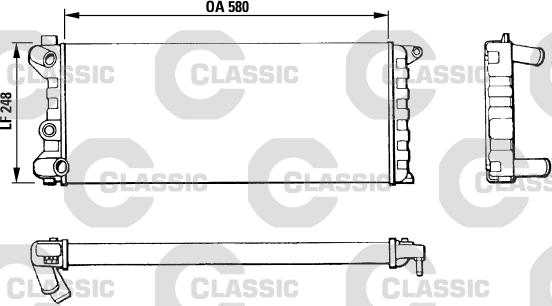 Valeo 311392 - Radiator, engine cooling autospares.lv