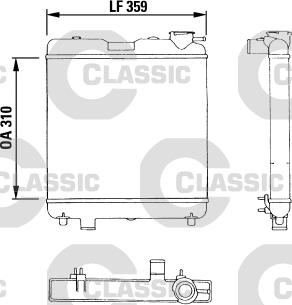 Valeo 383053 - Radiator, engine cooling autospares.lv