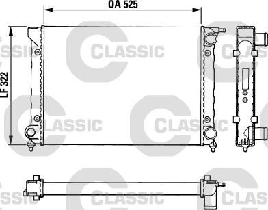 Valeo 383727 - Radiator, engine cooling autospares.lv