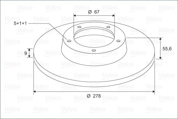 Valeo 297470 - Brake Disc autospares.lv