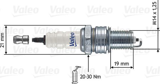 Valeo 246909 - Spark Plug autospares.lv
