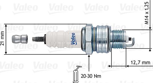 Valeo 246906 - Spark Plug autospares.lv