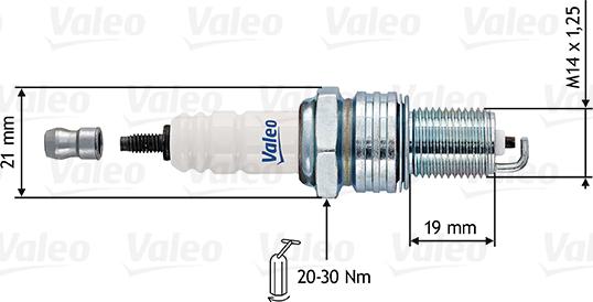 Valeo 246908 - Spark Plug autospares.lv