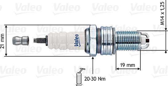 Valeo 246907 - Spark Plug autospares.lv