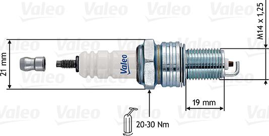 Valeo 246914 - Spark Plug autospares.lv
