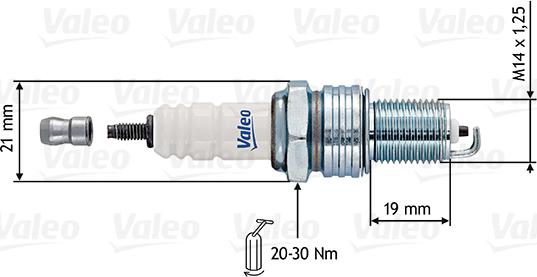 Valeo 246915 - Spark Plug autospares.lv