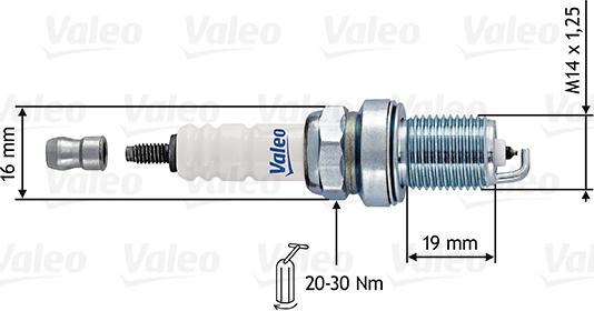 Valeo 246916 - Spark Plug autospares.lv