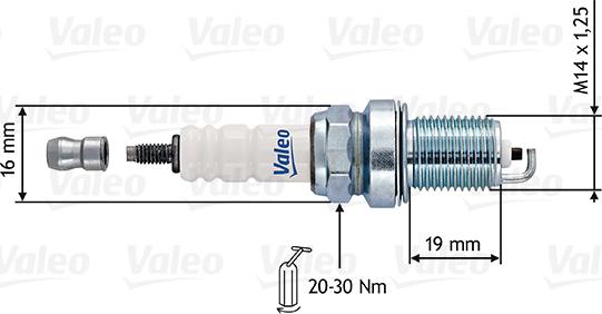 Valeo 246911 - Spark Plug autospares.lv