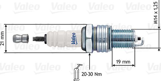 Valeo 246912 - Spark Plug autospares.lv
