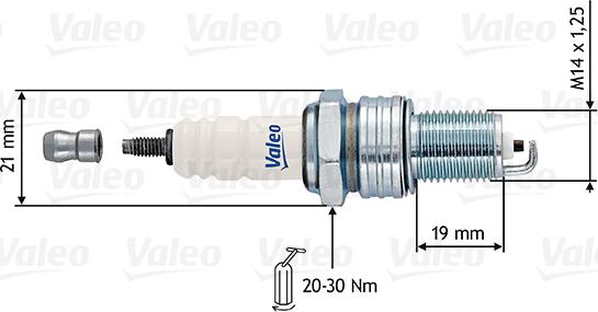 Valeo 246894 - Spark Plug autospares.lv