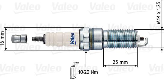 Valeo 246890 - Spark Plug autospares.lv