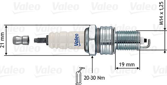 Valeo 246891 - Spark Plug autospares.lv