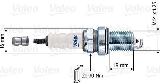 Valeo 246892 - Spark Plug autospares.lv