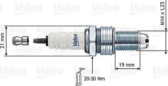 Valeo 246859 - Spark Plug autospares.lv