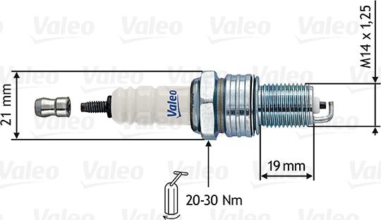 Valeo 246854 - Spark Plug autospares.lv