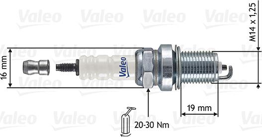 Valeo 246855 - Spark Plug autospares.lv
