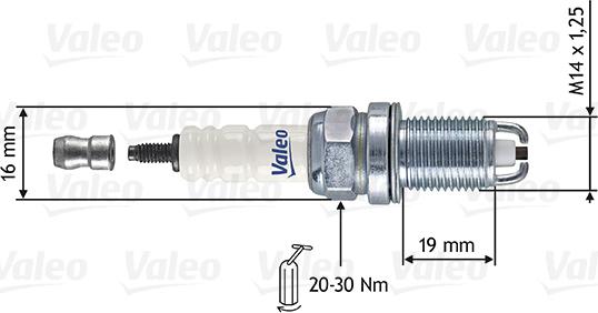Valeo 246850 - Spark Plug autospares.lv