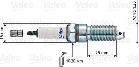 Valeo 246866 - Spark Plug autospares.lv