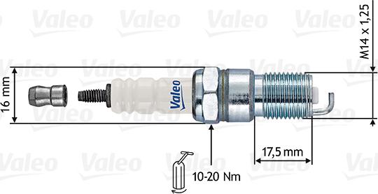 Valeo 246868 - Spark Plug autospares.lv