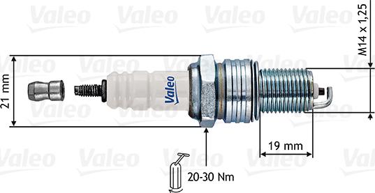 Valeo 246862 - Spark Plug autospares.lv