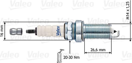 Valeo 246889 - Spark Plug autospares.lv