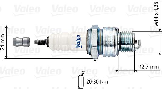 Valeo 246882 - Spark Plug autospares.lv