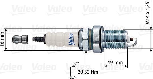 Valeo 246871 - Spark Plug autospares.lv