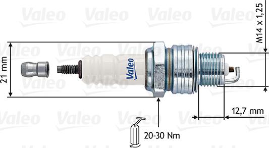 Valeo 246878 - Spark Plug autospares.lv