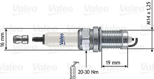 Valeo 246873 - Spark Plug autospares.lv