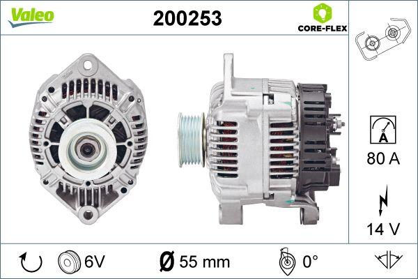 Valeo 200253 - Alternator autospares.lv