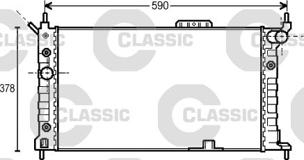 Valeo 234429 - Radiator, engine cooling autospares.lv