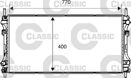 Valeo 234292 - Radiator, engine cooling autospares.lv