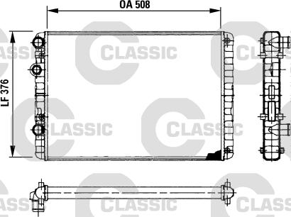 Valeo 230954 - Radiator, engine cooling autospares.lv