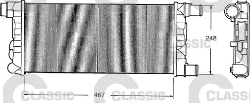 Valeo 230520 - Radiator, engine cooling autospares.lv