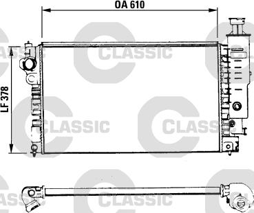 Valeo 230575 - Radiator, engine cooling autospares.lv