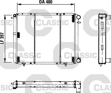 Valeo 230180 - Radiator, engine cooling autospares.lv