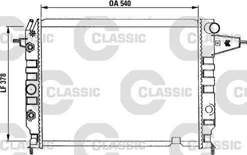 Valeo 230395 - Radiator, engine cooling autospares.lv