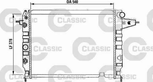 Nissens 63232 - Radiator, engine cooling autospares.lv