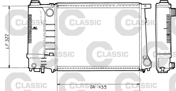 Valeo 230365 - Radiator, engine cooling autospares.lv