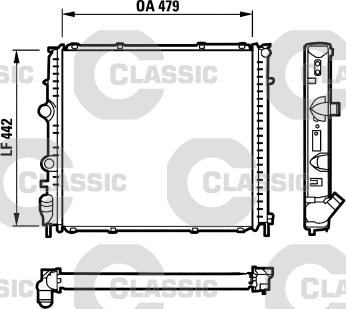 Valeo 231910 - Radiator, engine cooling autospares.lv