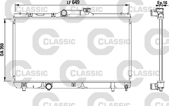 Valeo 231441 - Radiator, engine cooling autospares.lv