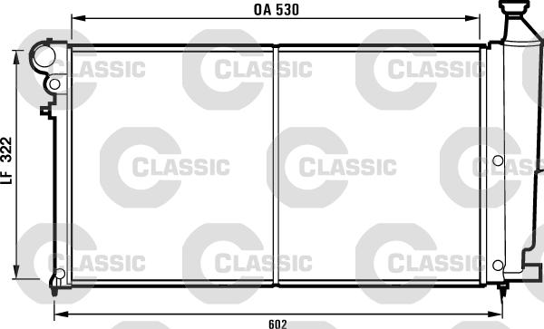 Valeo 231527 - Radiator, engine cooling autospares.lv