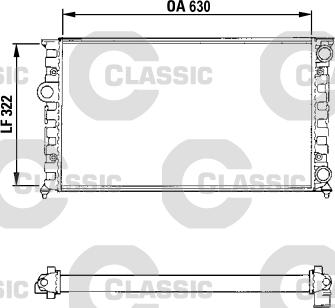 Valeo 231025 - Radiator, engine cooling autospares.lv