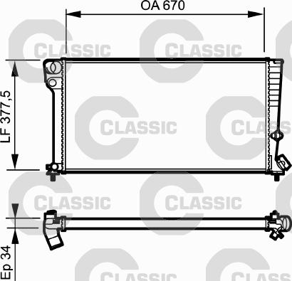 Valeo 231743 - Radiator, engine cooling autospares.lv