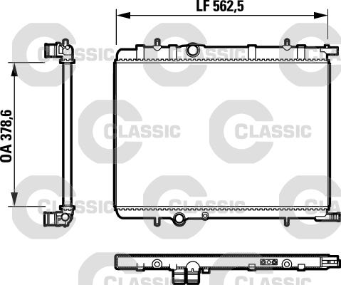 Valeo 232892 - Radiator, engine cooling autospares.lv