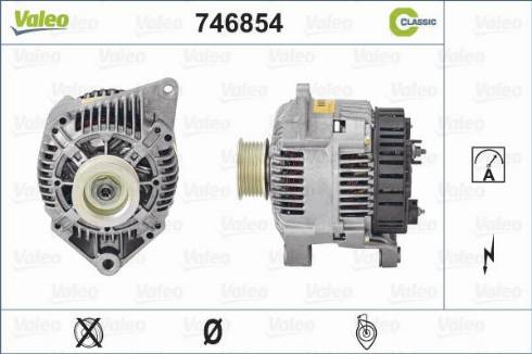 Valeo 746854 - Alternator autospares.lv