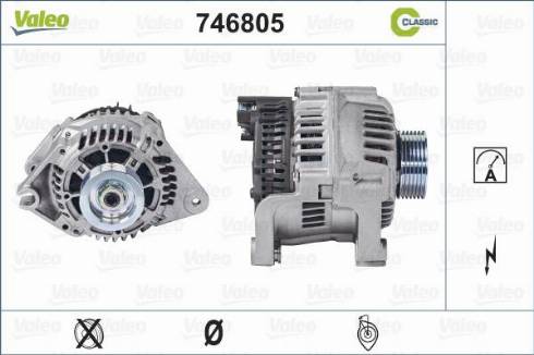 Valeo 746805 - Alternator autospares.lv