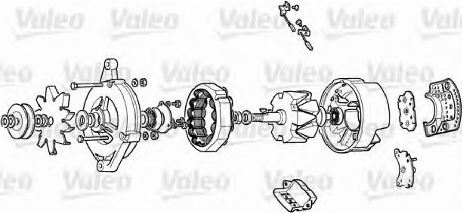 Valeo 7529D - Alternator autospares.lv