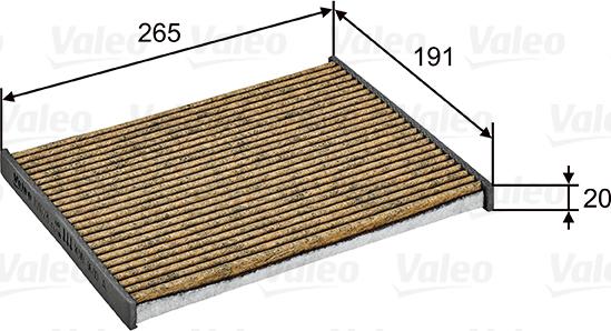 Valeo 701028 - Filter, interior air autospares.lv